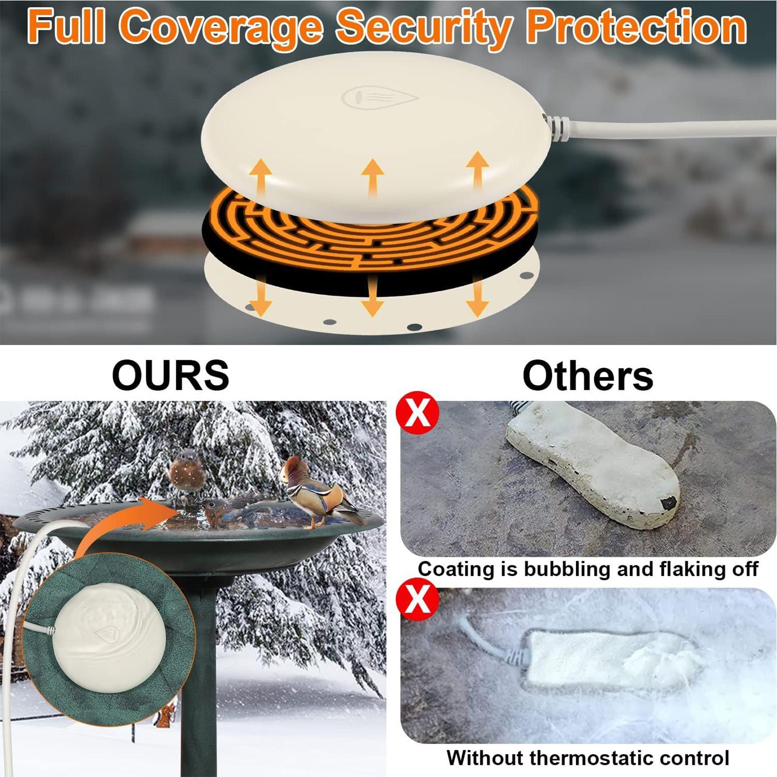 Bird Bath Water Heater Bird Wa - Smart Garden Bird Bath avaliação e preço