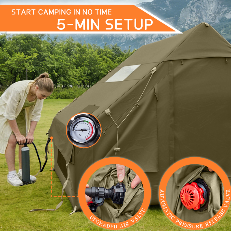 Green Air Camping Tent 2/4/6/8 - Smart Garden Click And Grow avaliação e preço