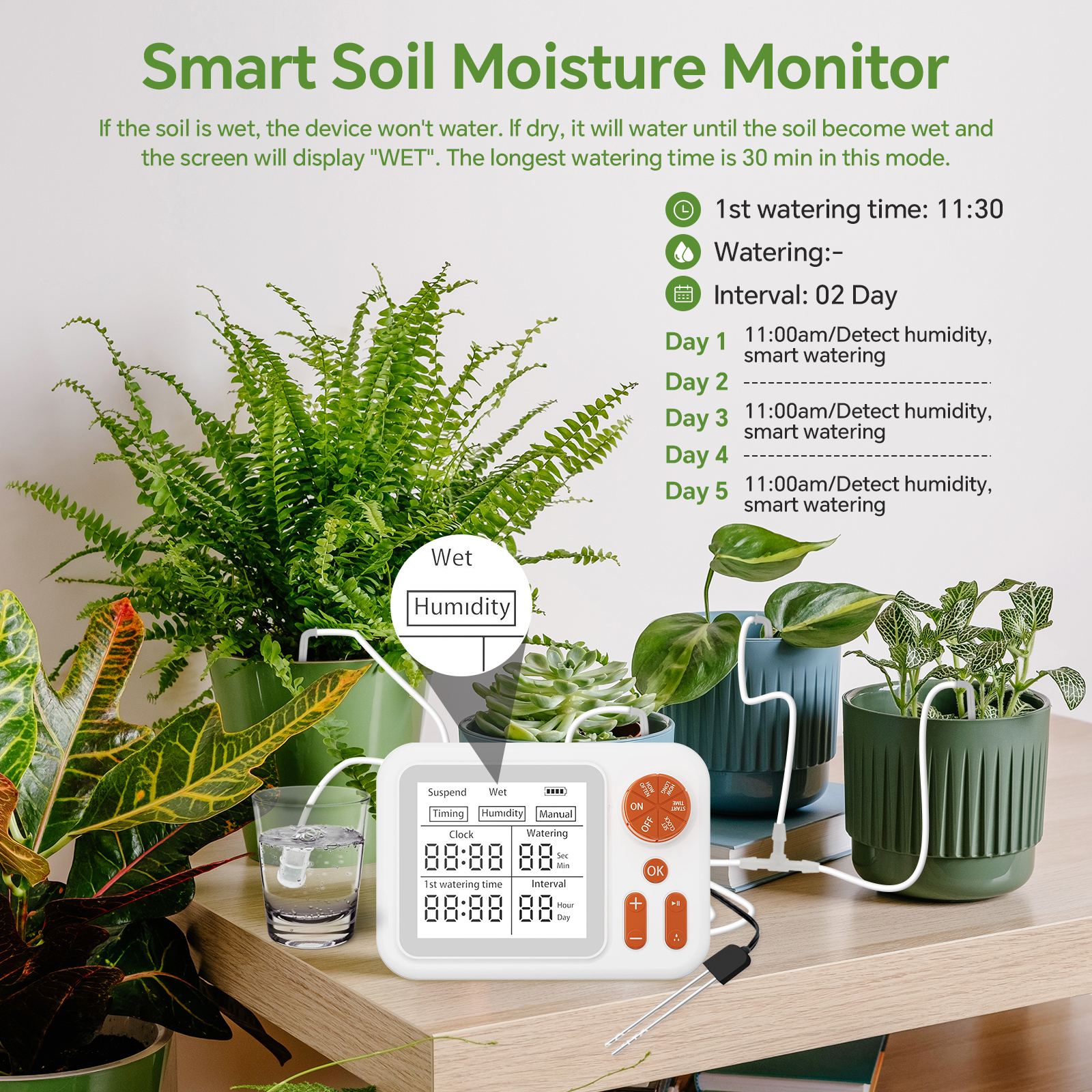 Automatic Drip Irrigation Syst - Smart Garden Click And Grow avaliação e preço