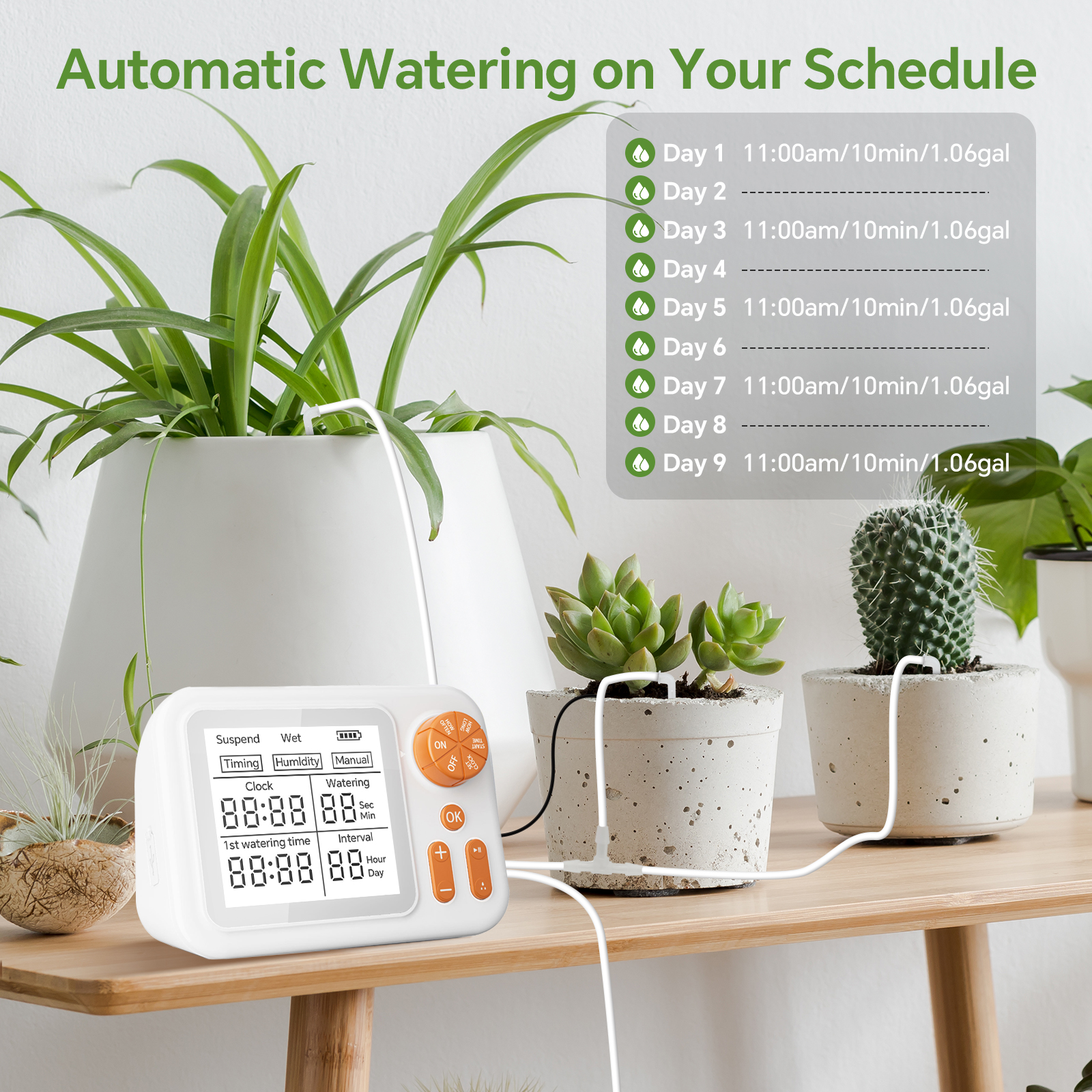 Automatic Drip Irrigation Syst - Smart Garden Click And Grow avaliação e preço