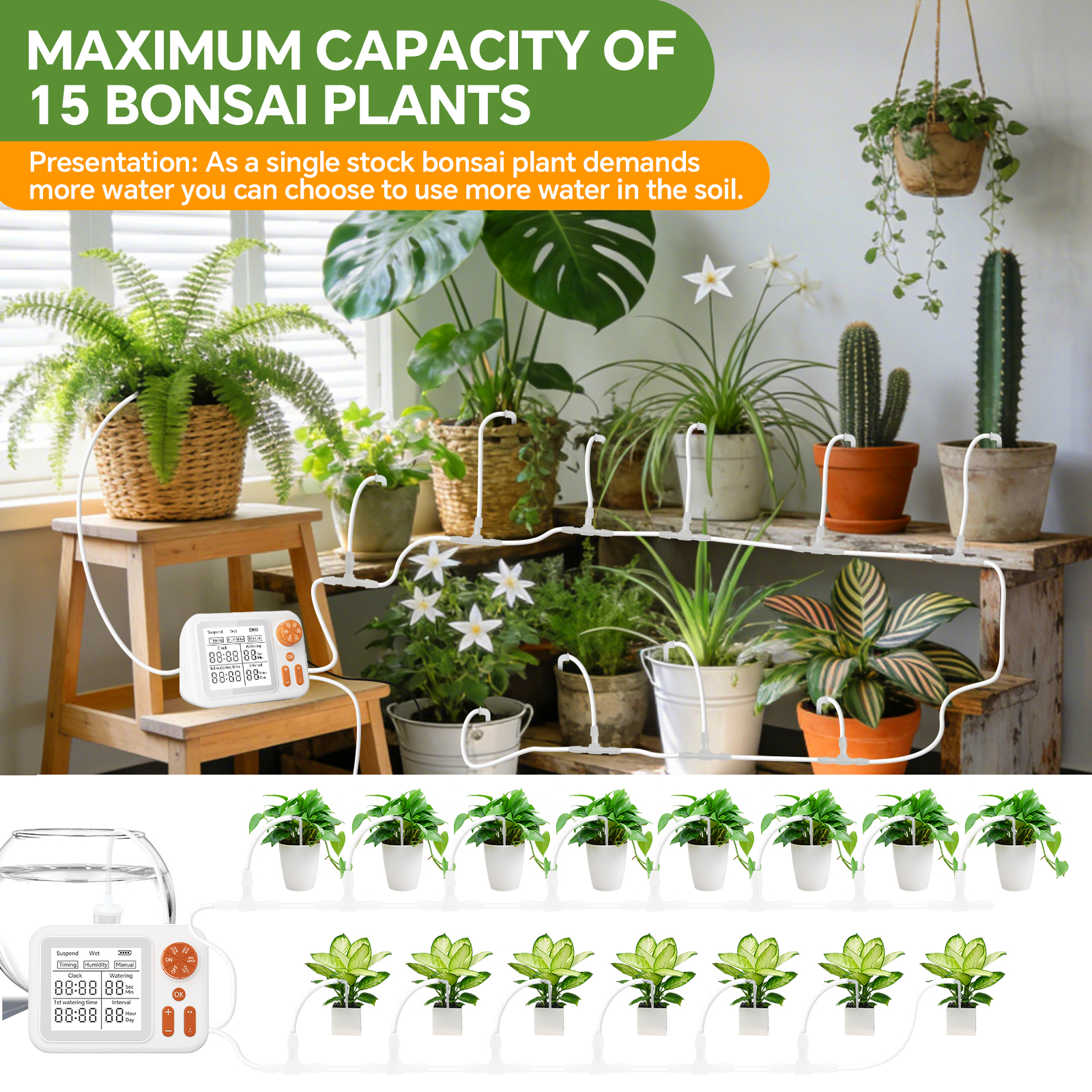 Automatic Drip Irrigation Syst - Smart Garden Click And Grow avaliação e preço