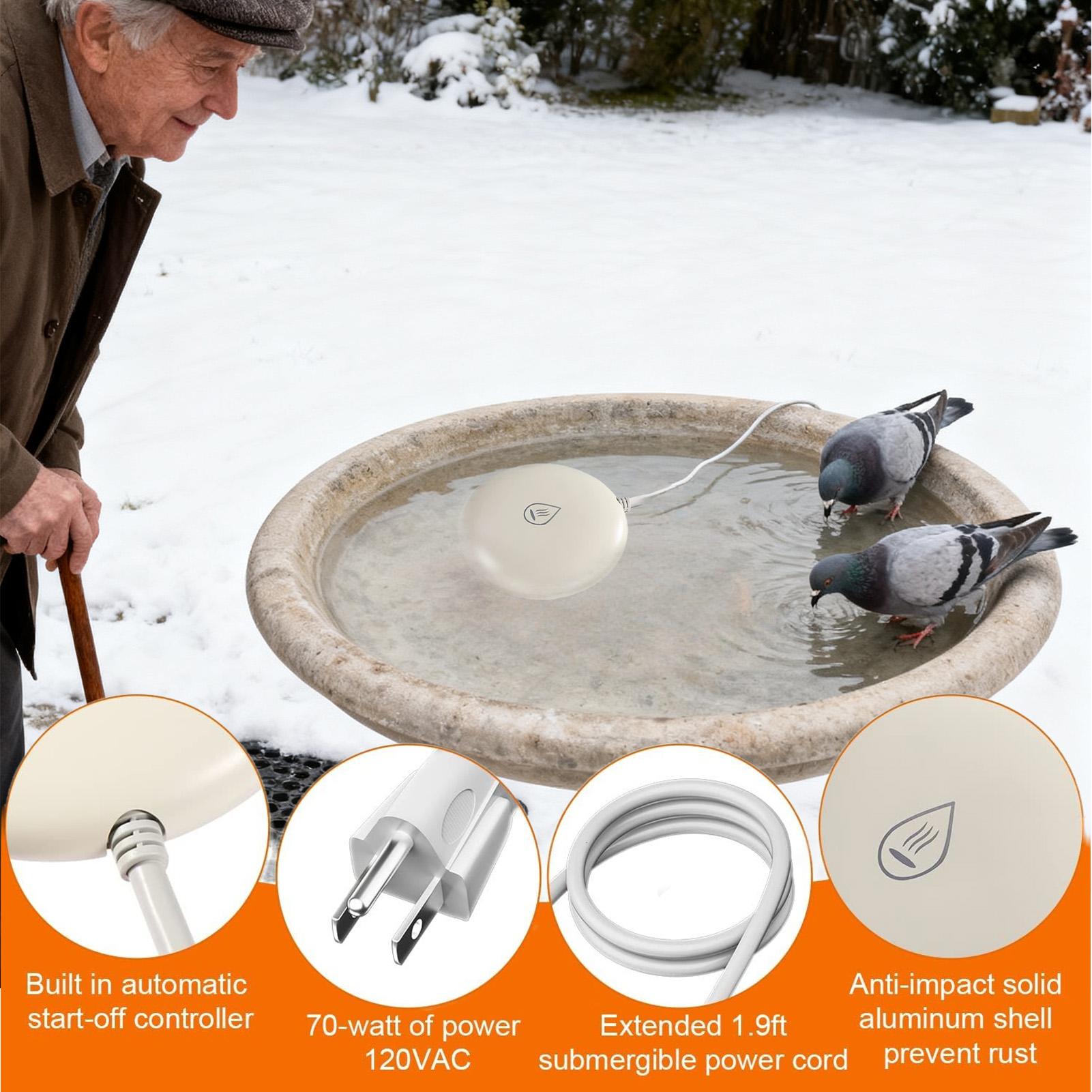 Bird Bath Heater Bird Waterer  - Smart Garden Bird Bath avaliação e preço