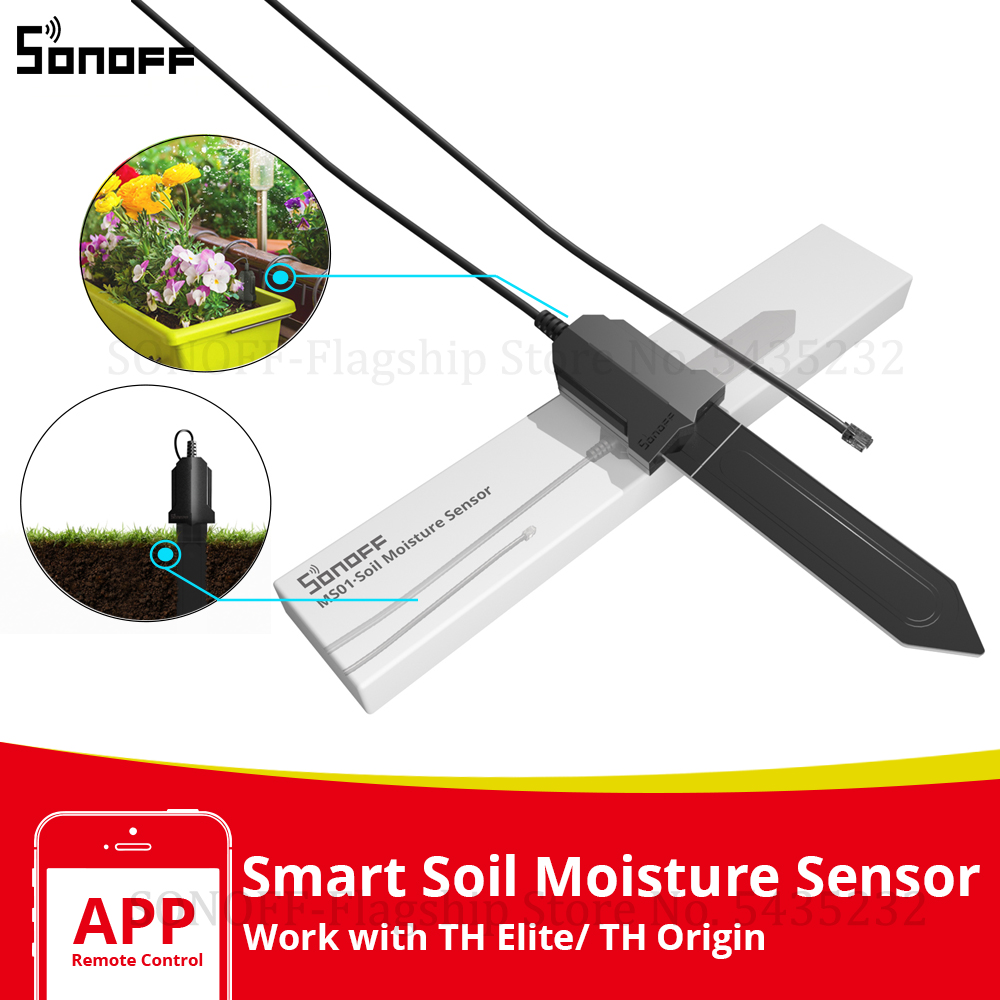 SONOFF MS01 Soil Moisture Sens - Smart Garden Test avaliação e preço