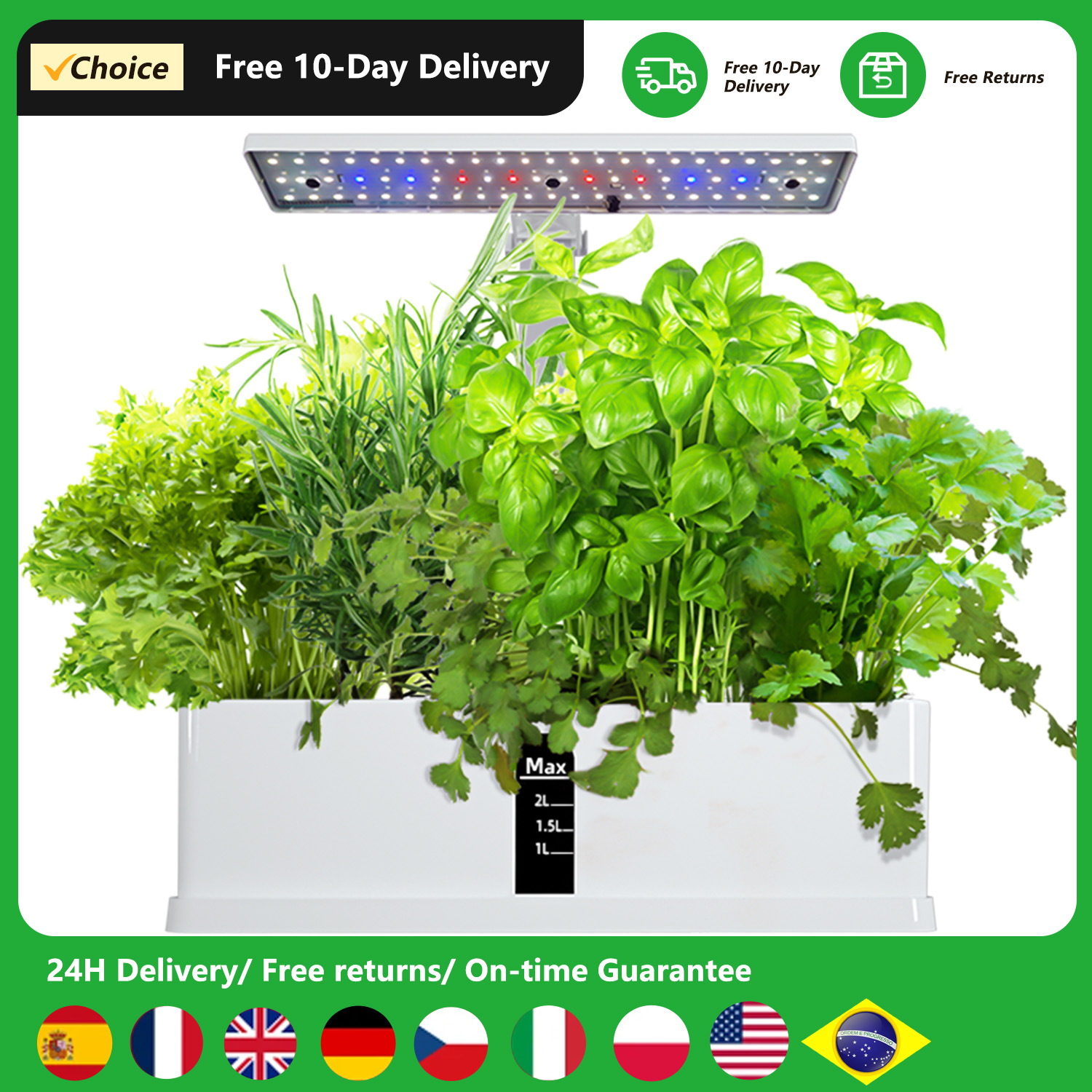 Smart Hydroponics Growing Syst - Smart Garden Click And Grow avaliação e preço